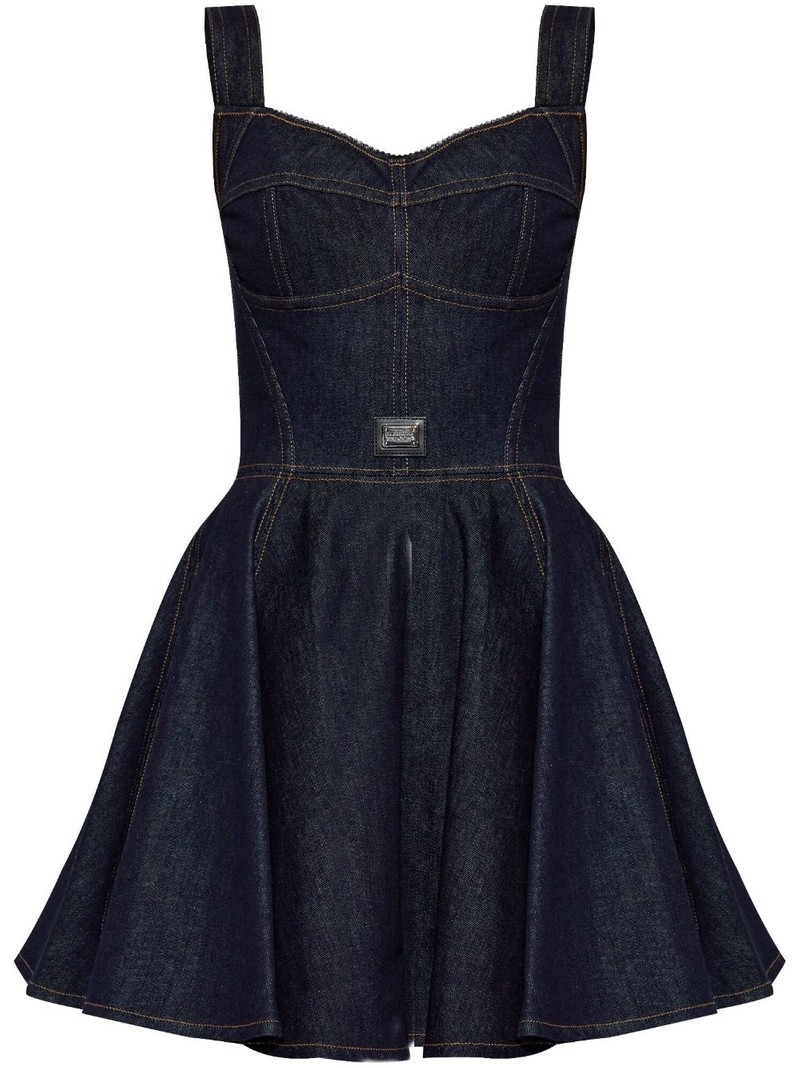 cotton denim dress - 1