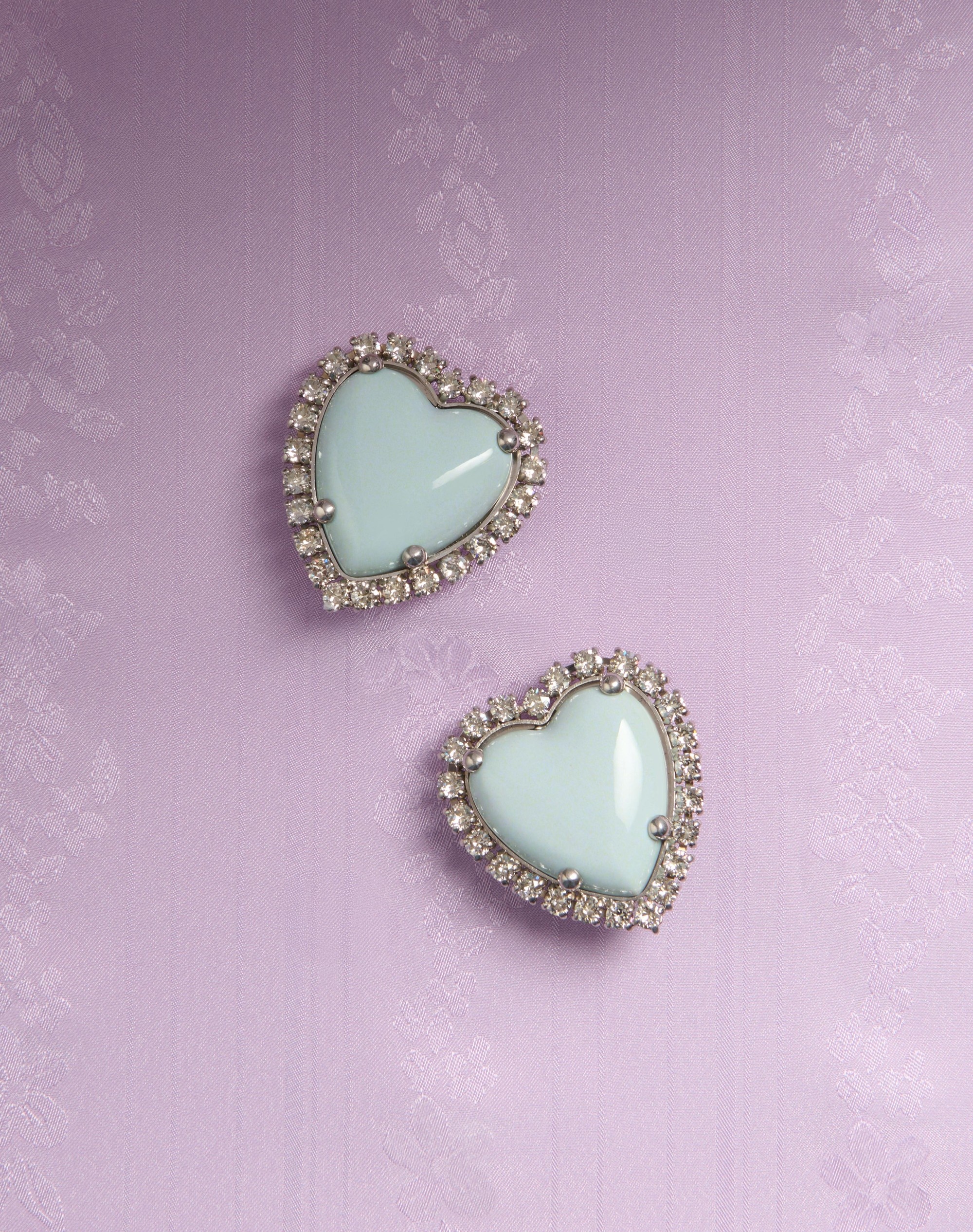 COEUR HYPERBOLE EARRINGS IN METAL, RESIN AND SWAROVSKI CRYSTALS ® - 6