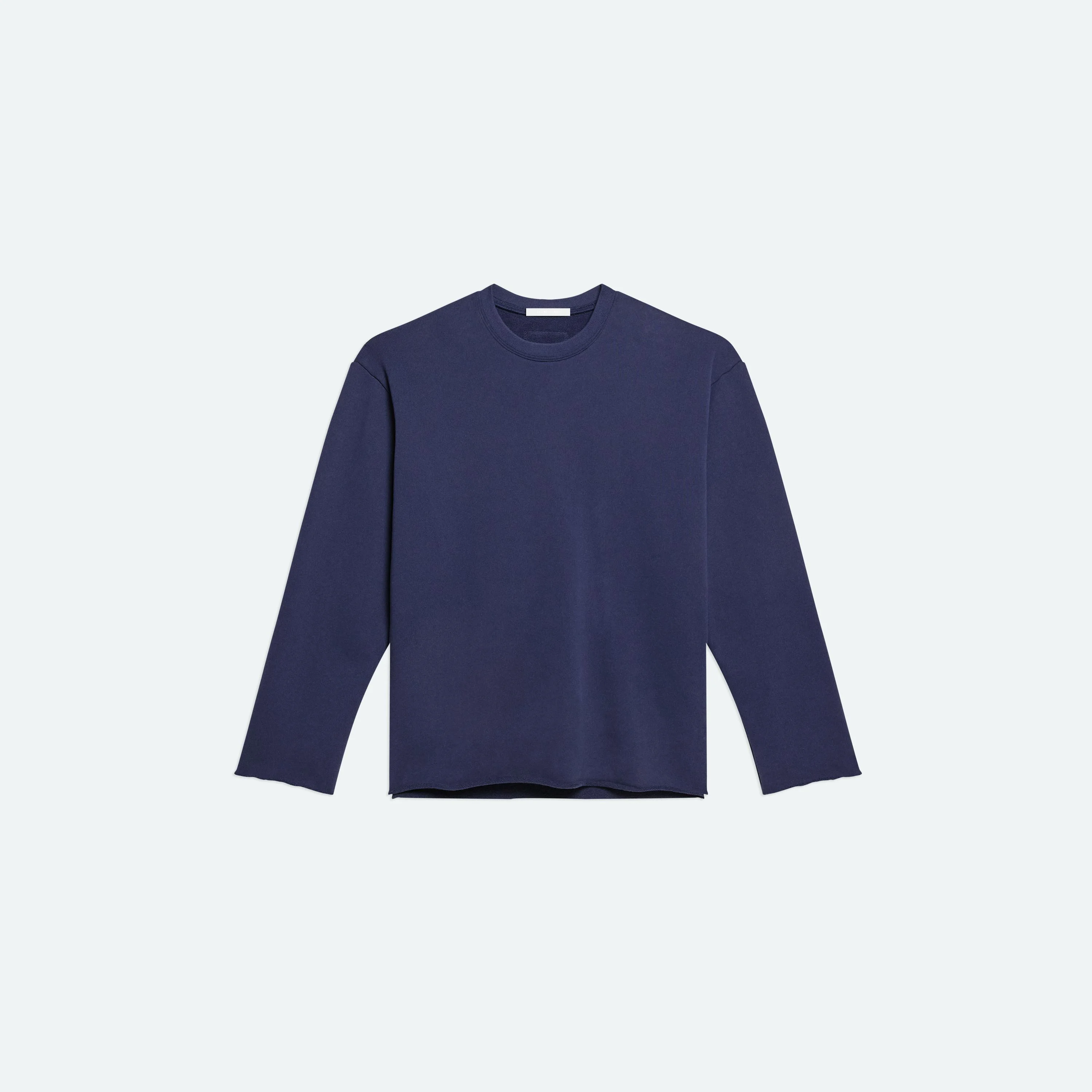 RAW HEM CREWNECK - 1