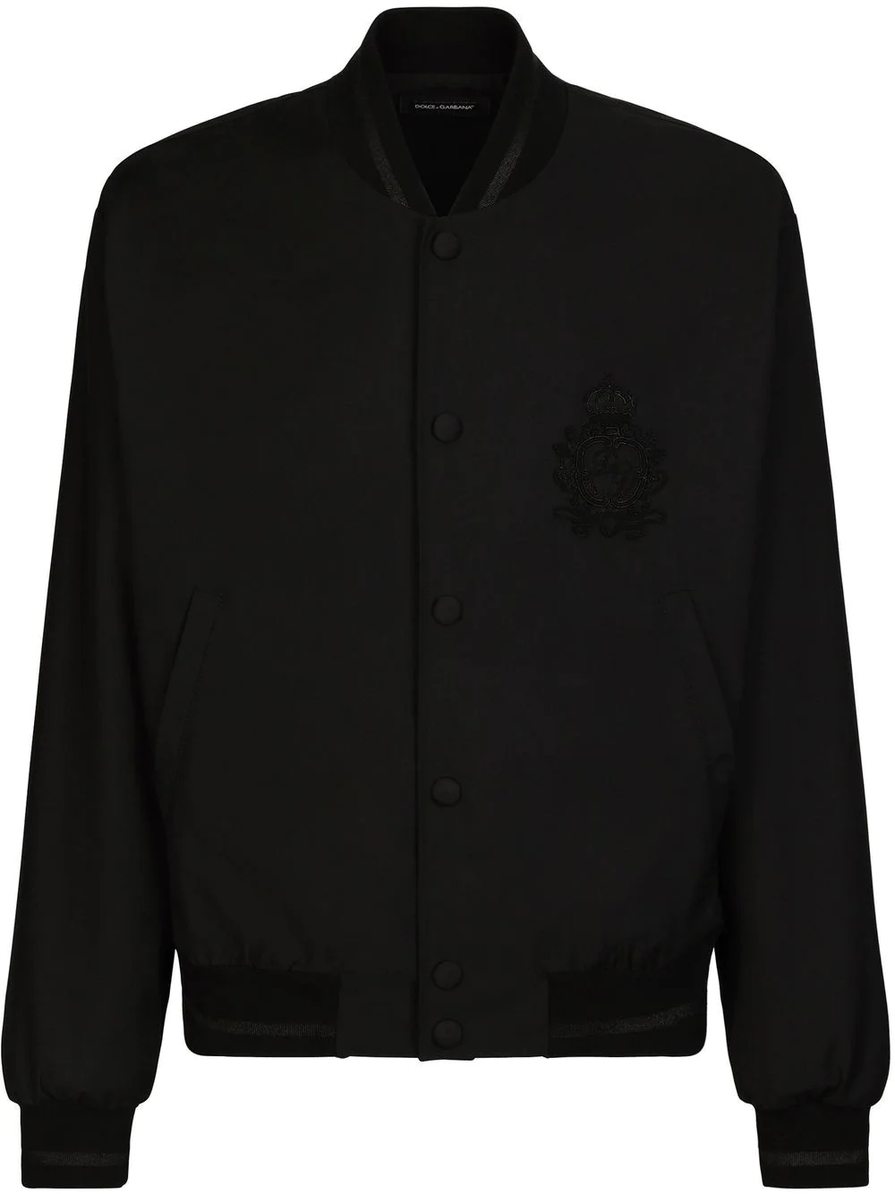 heraldic DG patch bomber jacket - 1