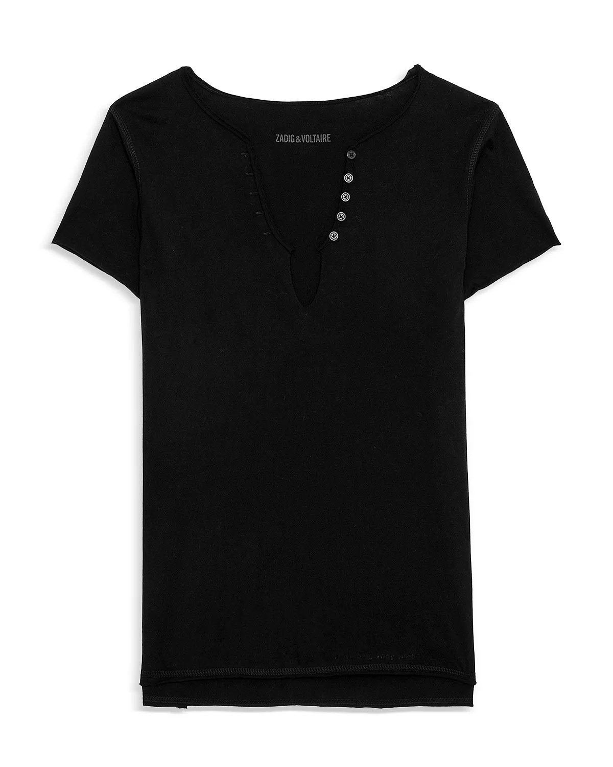 Diamanté Henley Tee - 7