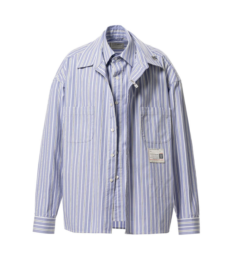 Front Layered Stripe Shirt 19