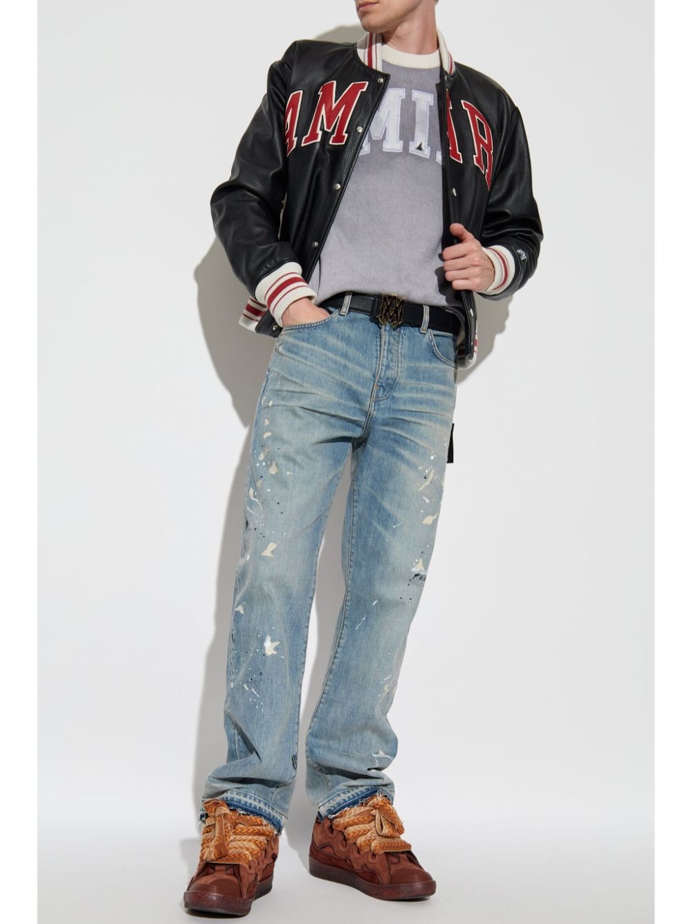 embroidered-logo sweater - 2