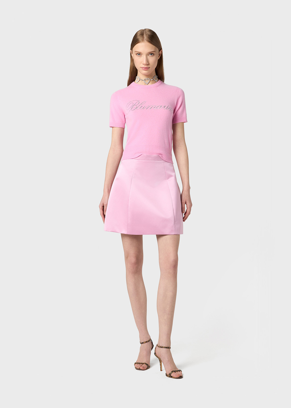 DUCHESSE SATIN MINISKIRT - 2