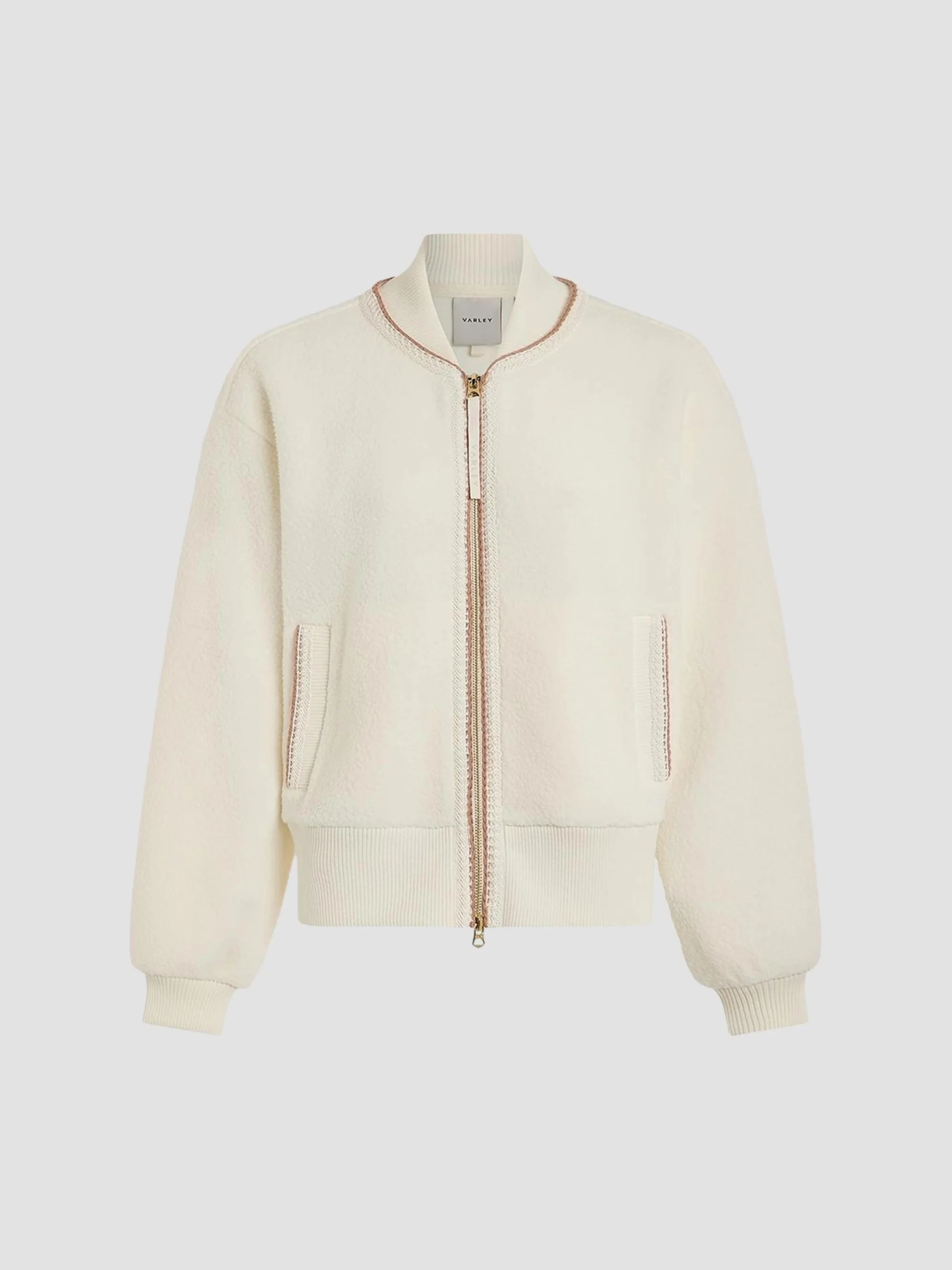 Women's Klaudia Fleece Jacket - Egret - 1
