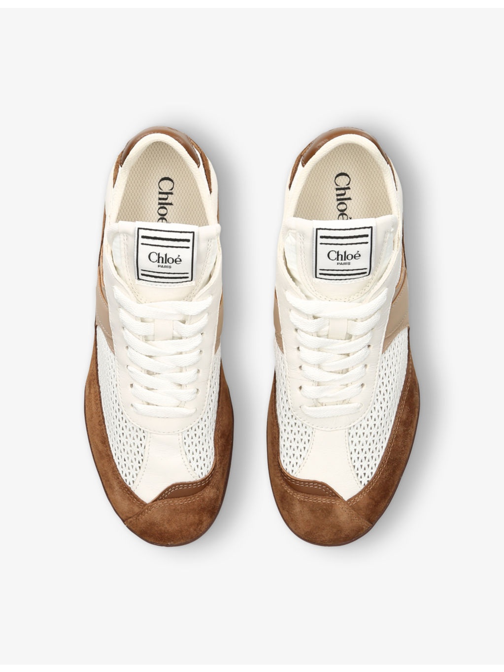 Kick brand-patch low-top suede trainers - 2