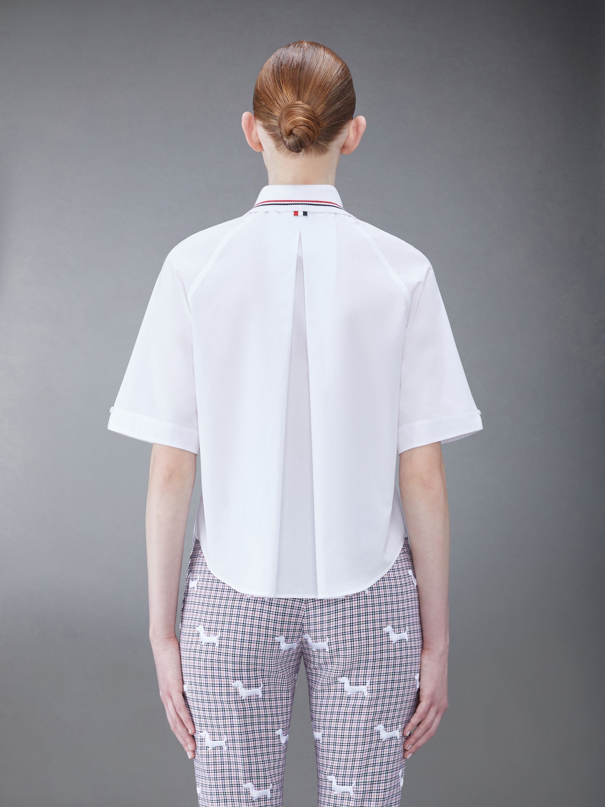Box pleat cotton shirt - 2