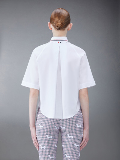 Thom Browne Box pleat cotton shirt outlook