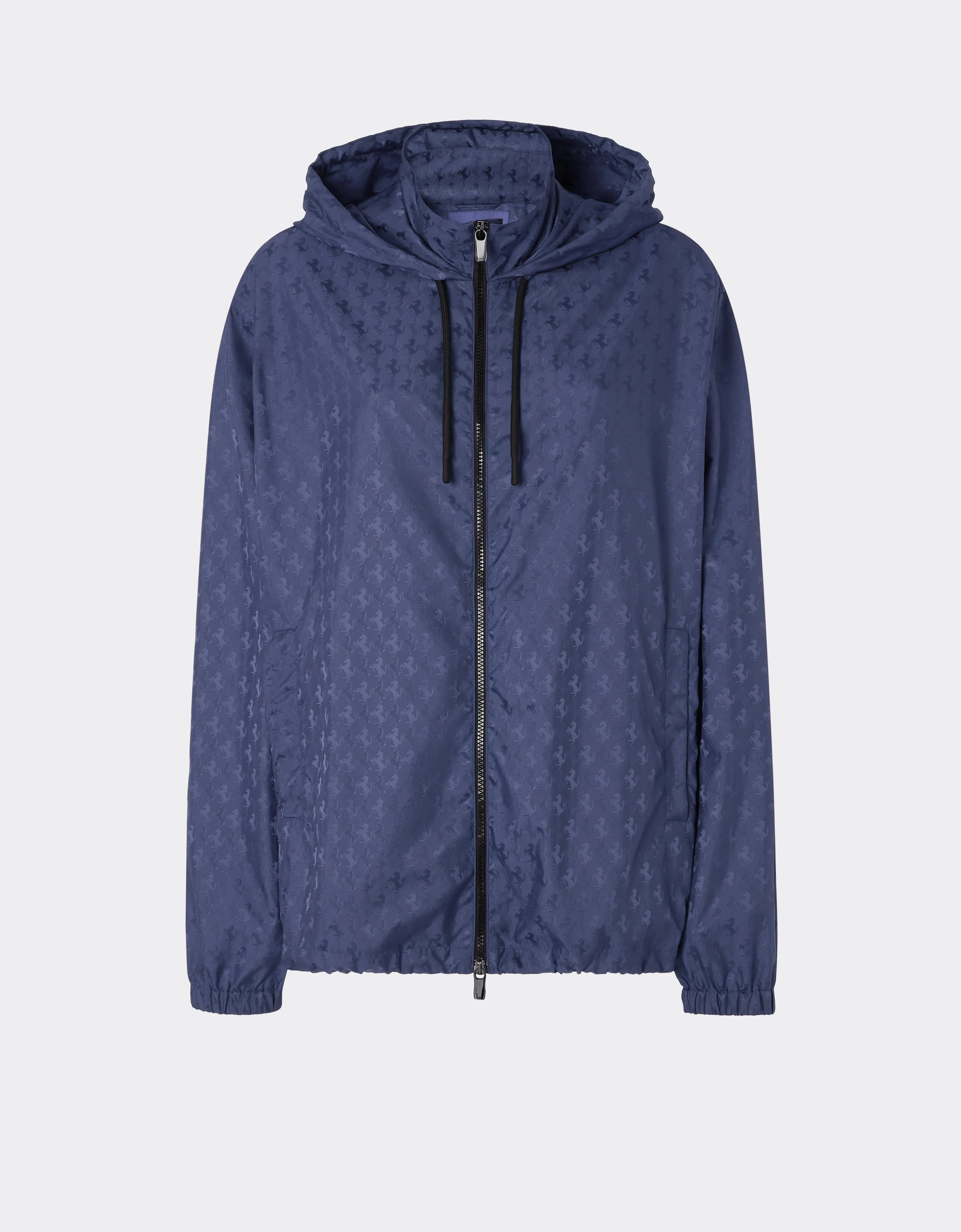 Nylon windbreaker with Prancing Horse motif - 1