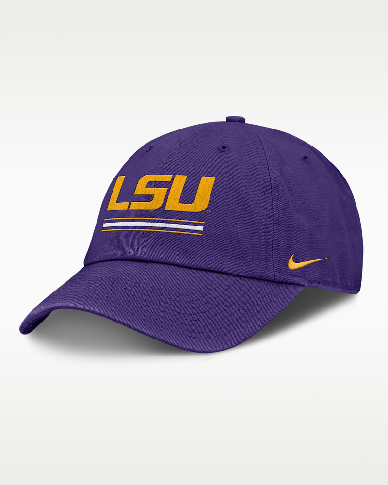 LSU Primetime Campus Club Men's Nike College Adjustable Hat 1