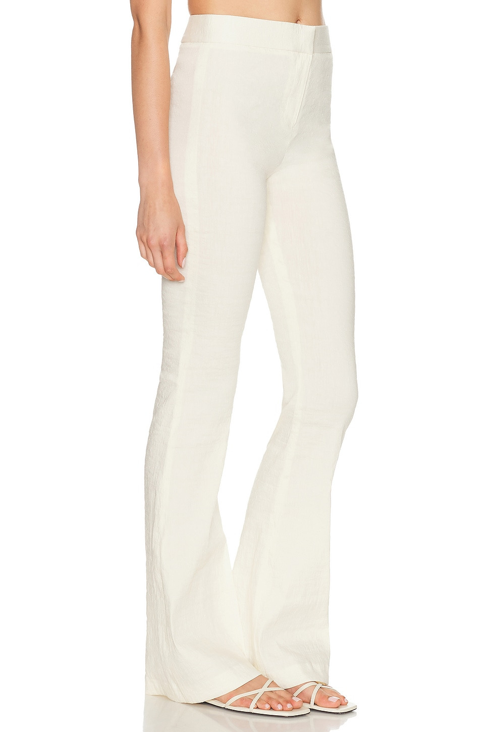 The Fae Stretch Mid-rise Pant W/ Flared Hem - 2