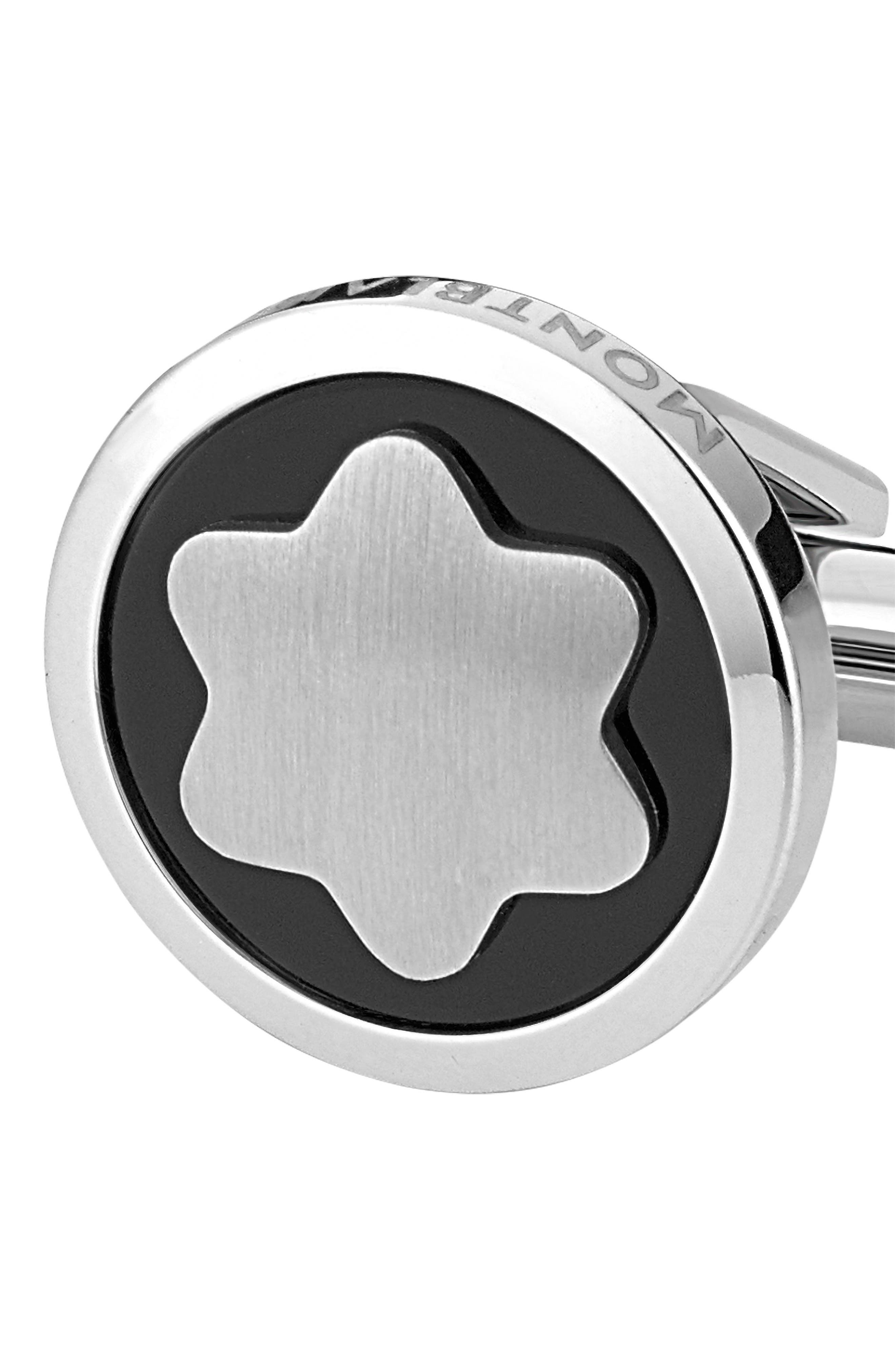 Snowcap Stainless Steel Cuff Links - 3