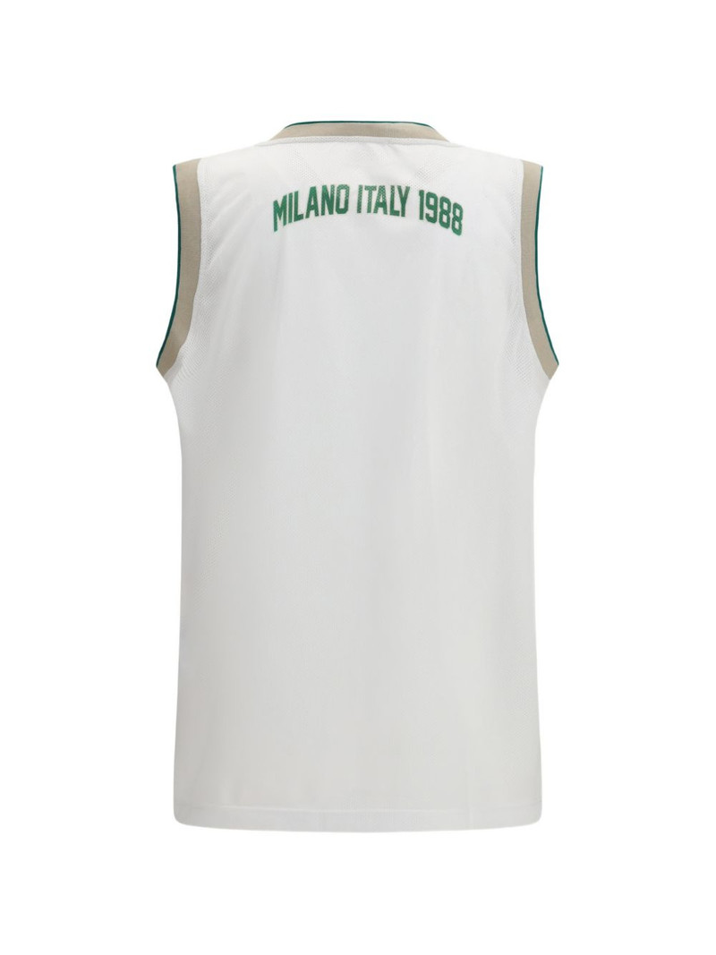 GCDS V-neck logo tank outlook