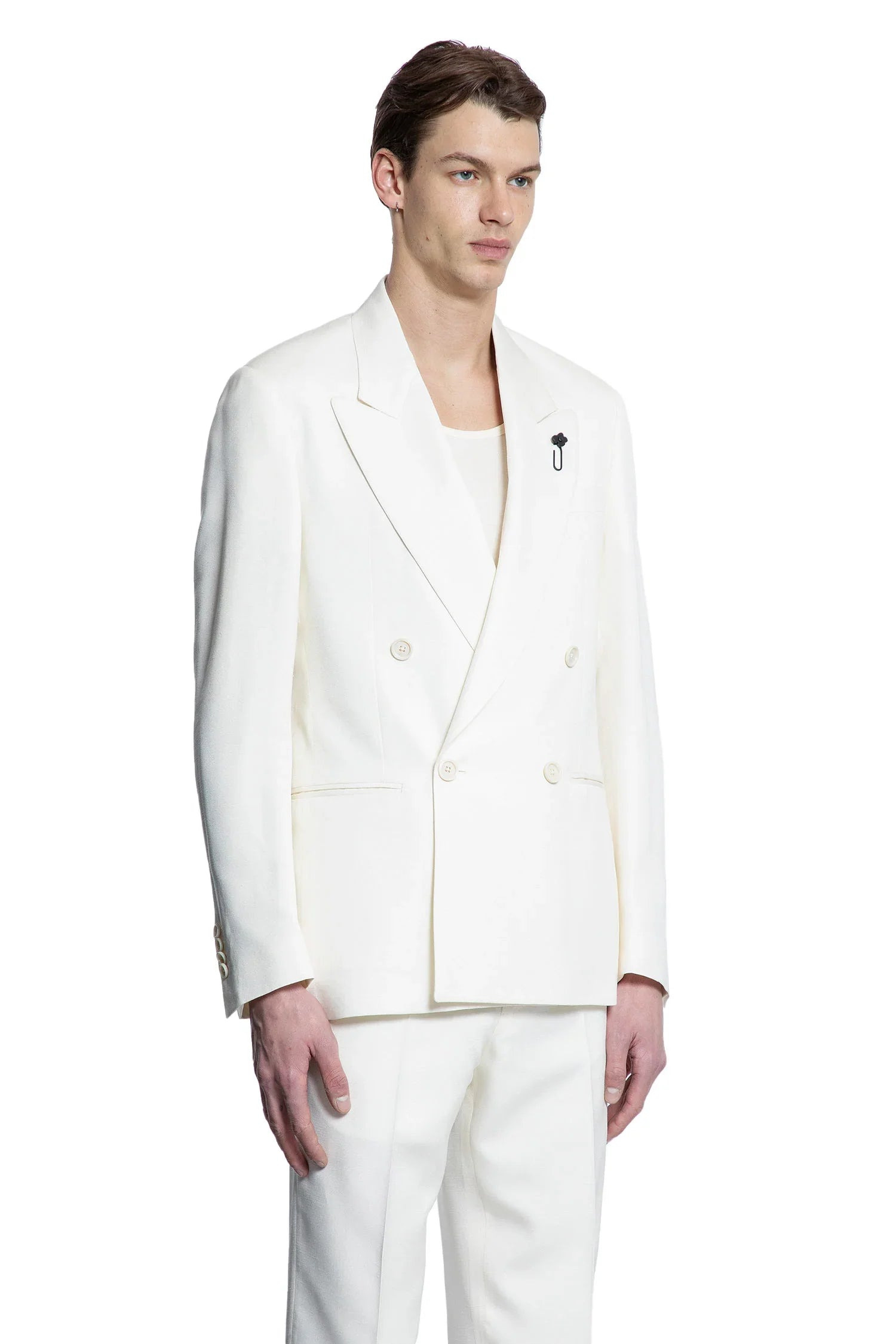 Viscose-Twill-Double-Breasted-Blazer - 2
