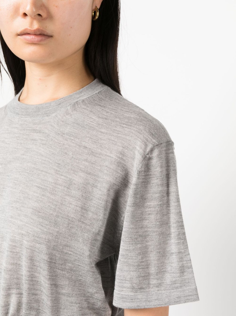 mélange wool-blend T-shirt 5