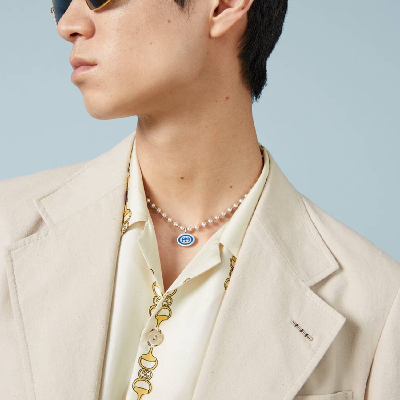 Gucci Interlocking G Boule Chain Unisex Necklace - 3
