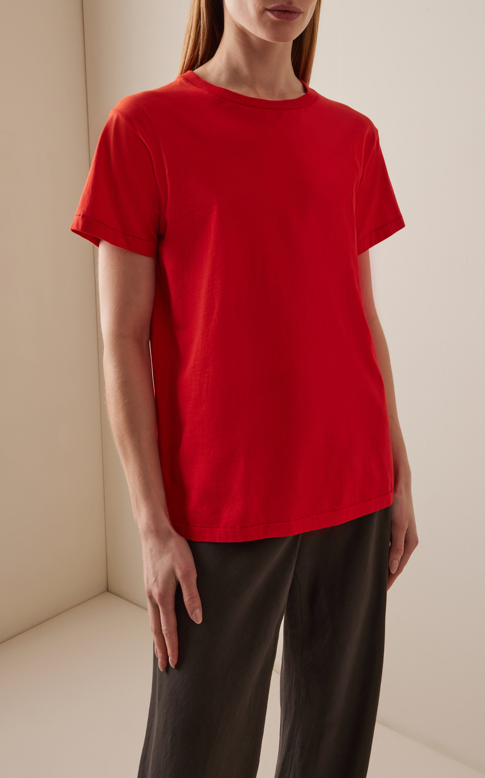 Florie Cotton T-Shirt red - 2