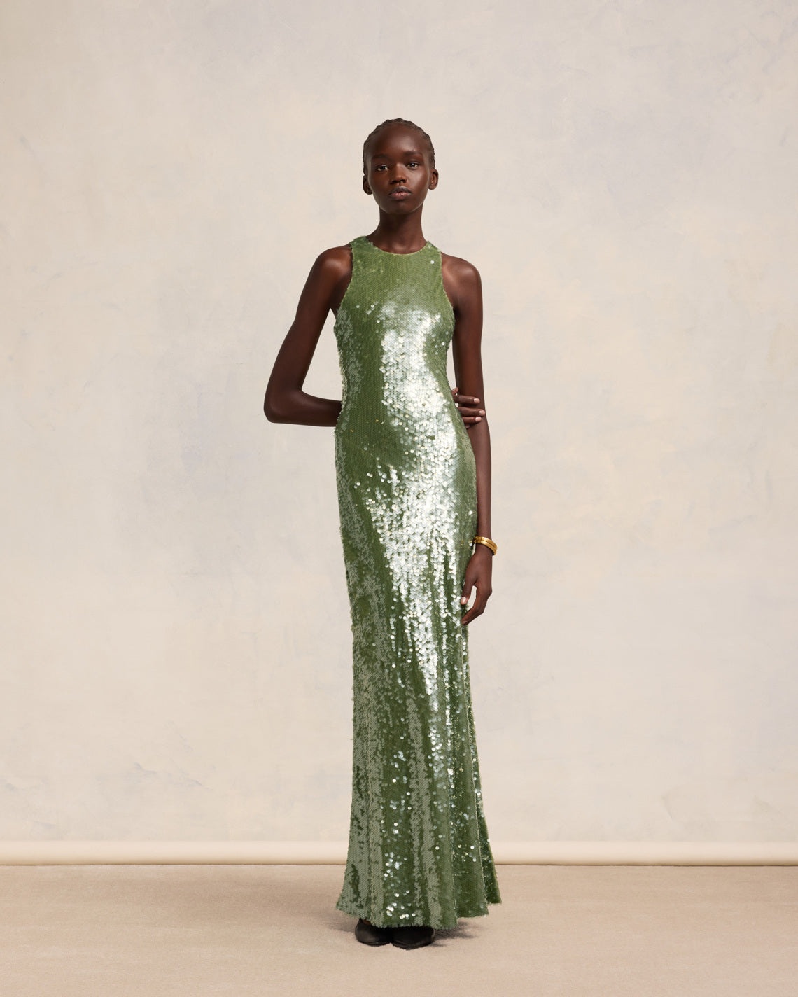 EMBROIDERED LONG DRESS - 2