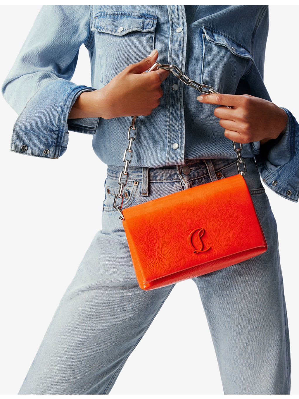 Loubi54 Leather Wallet on Chain - 5