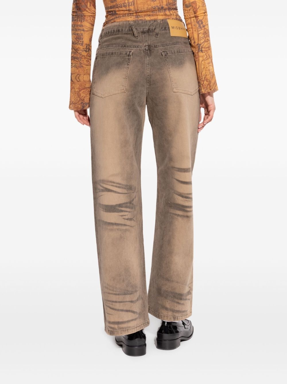 logo-patch jeans - 4