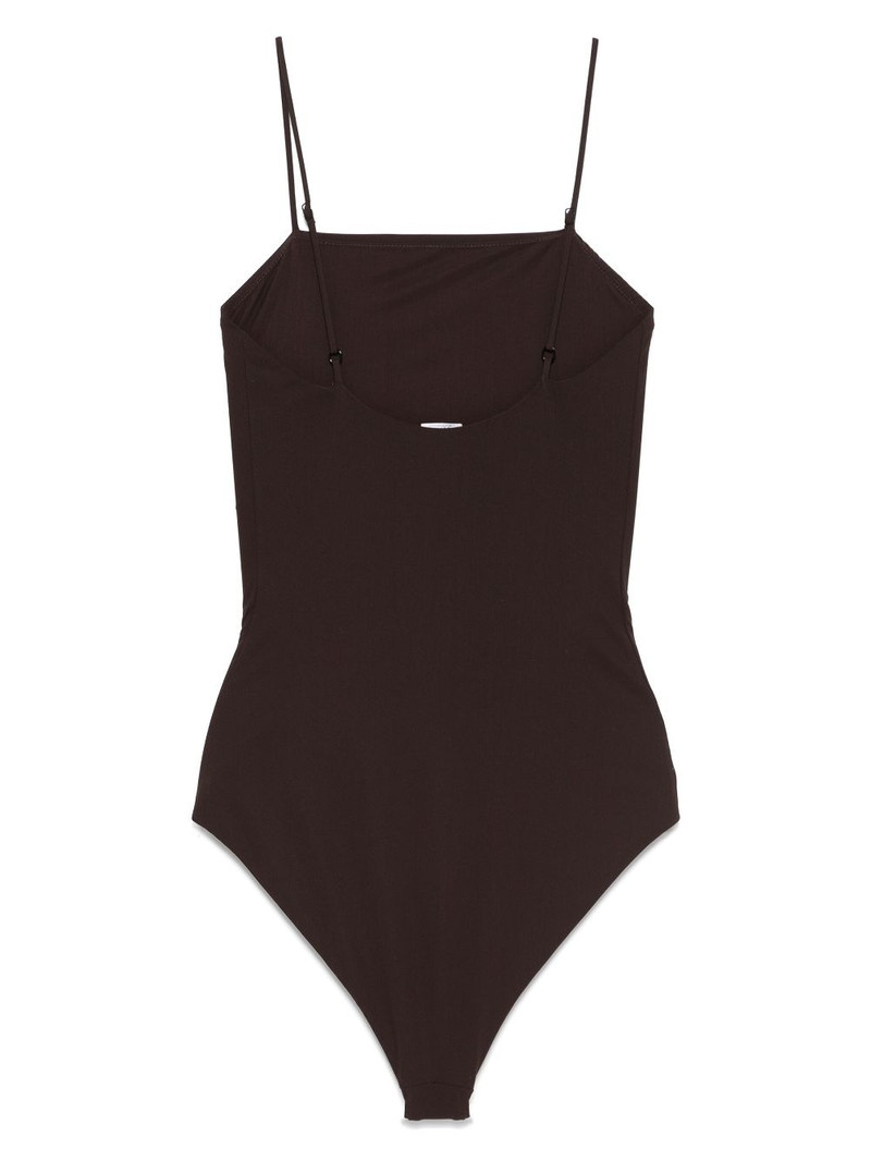 Jil Sander logo-embroidered swimsuit outlook