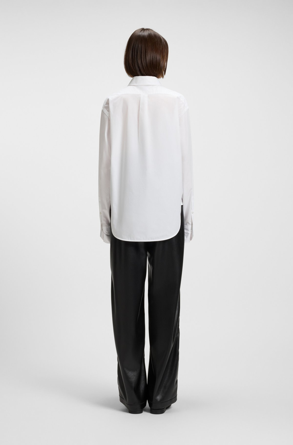 OVERSIZE-FIT BLOUSE IN COTTON - 5