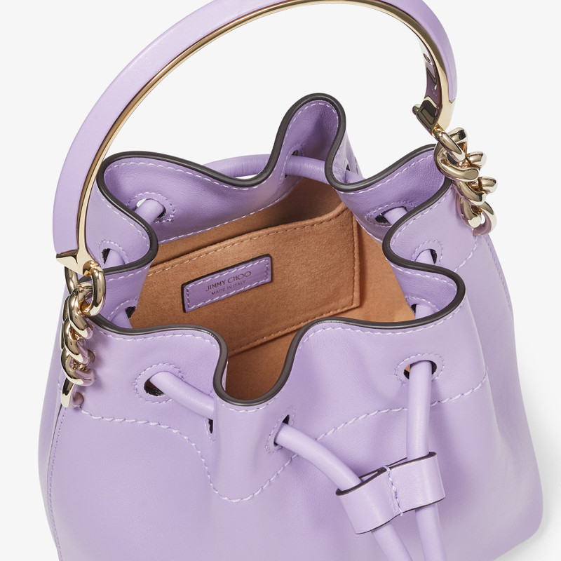 Bon Bon Bucket/s
Wisteria Soft Shiny Calf Leather Bucket Bag 4