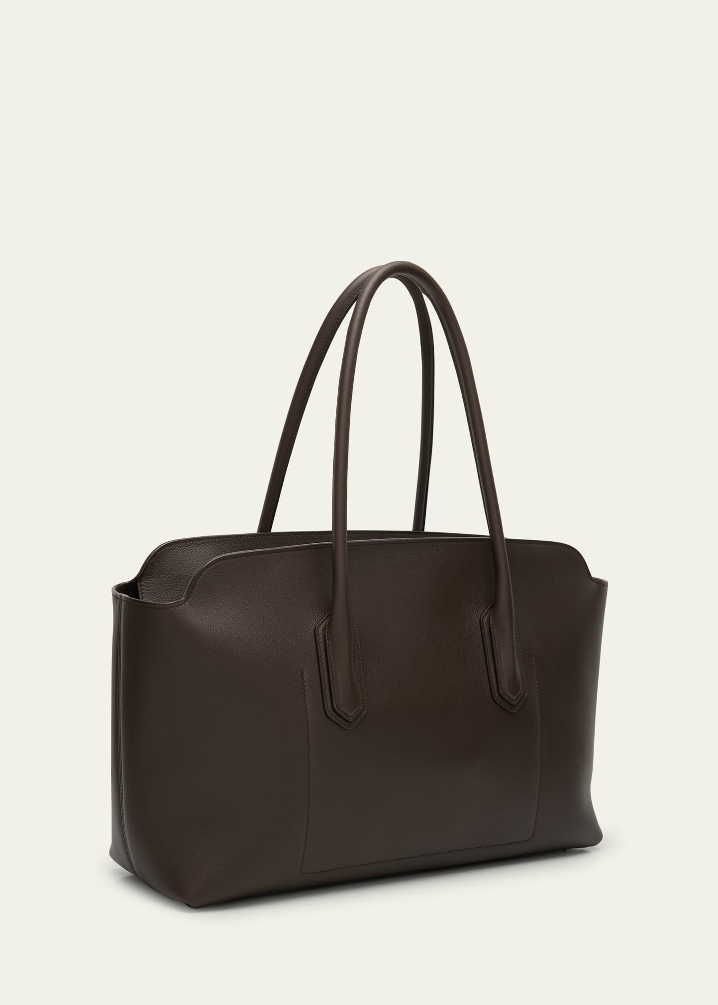 Alexander Large Shoulder Bag in Natural Grain Leather - 3