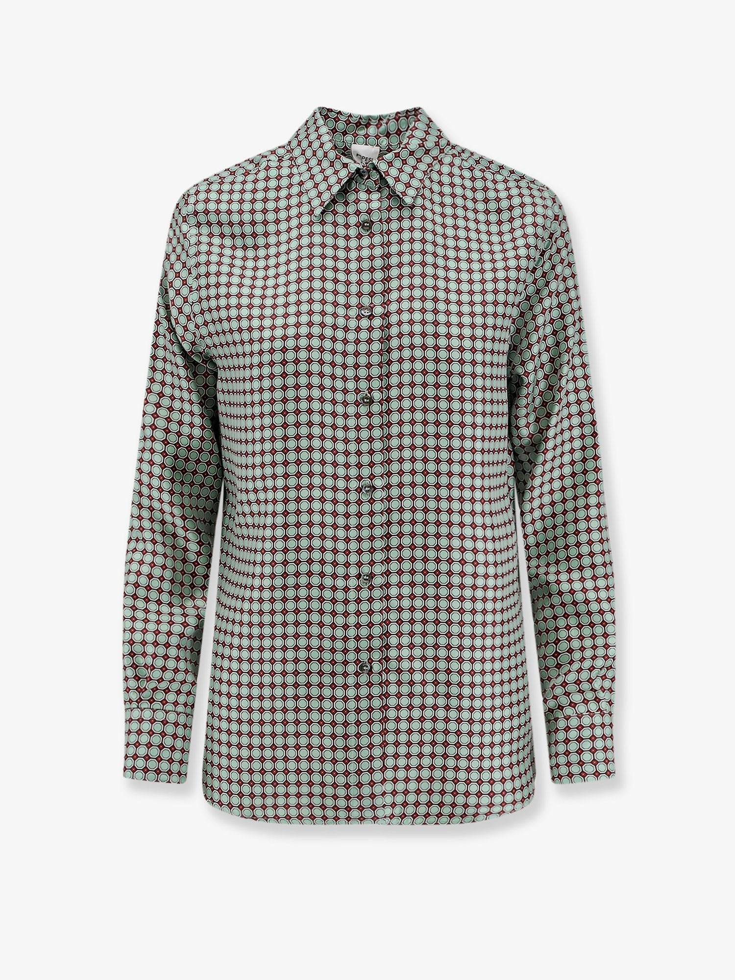 Aspesi Silk Shirt With Micro-Pattern - 1