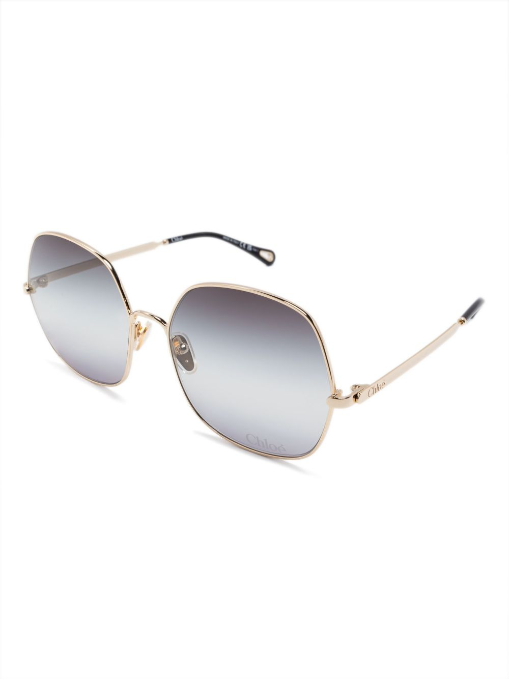 oversize-frame sunglasses - 2
