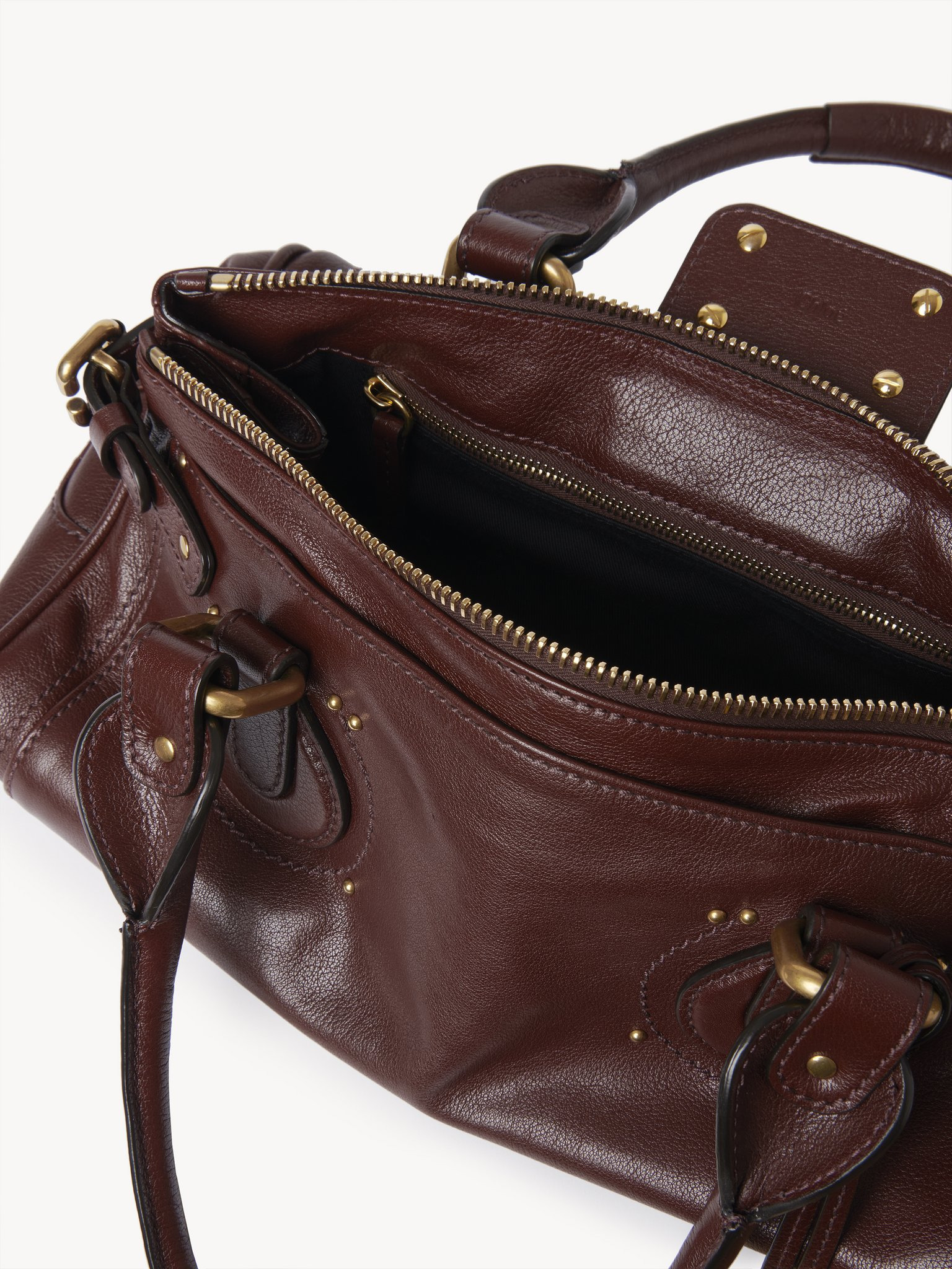 PADDINGTON BAG IN GRAINED LEATHER - 6