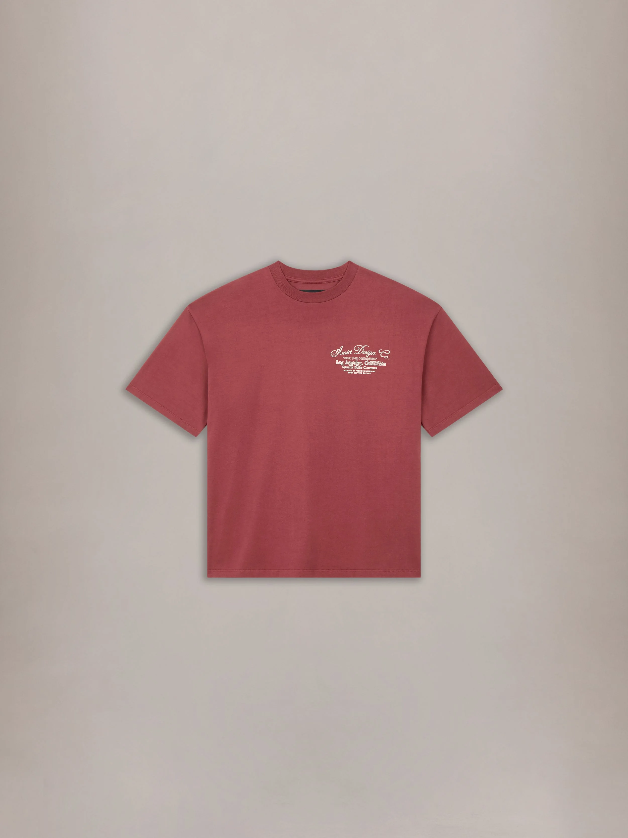 DREAMERS CHAIN STITCH OVERSIZED TEE - 1