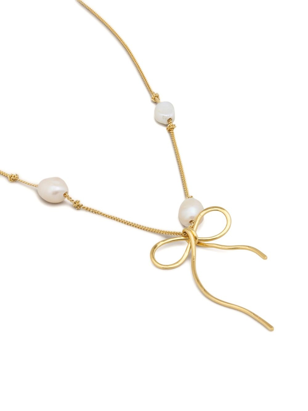 pearl-embellished necklace - 3