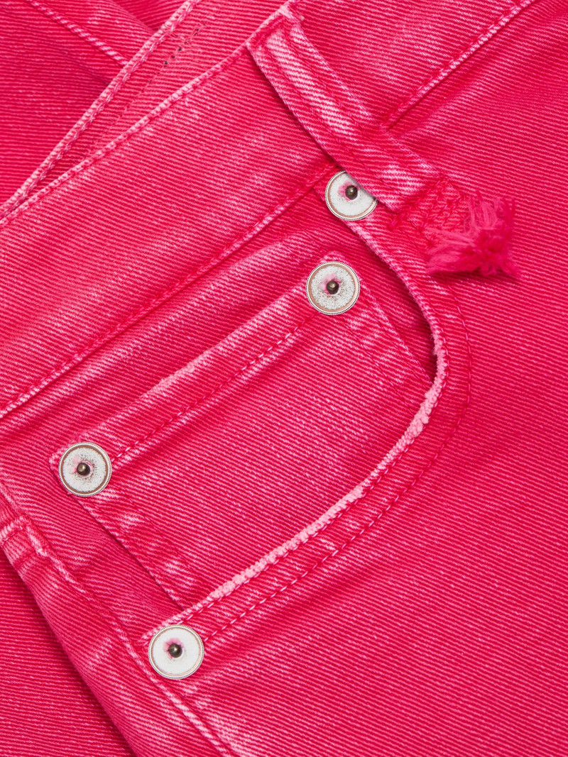 Women's Romeo Straight-Leg Jeans - Fuchsia Stretch 7