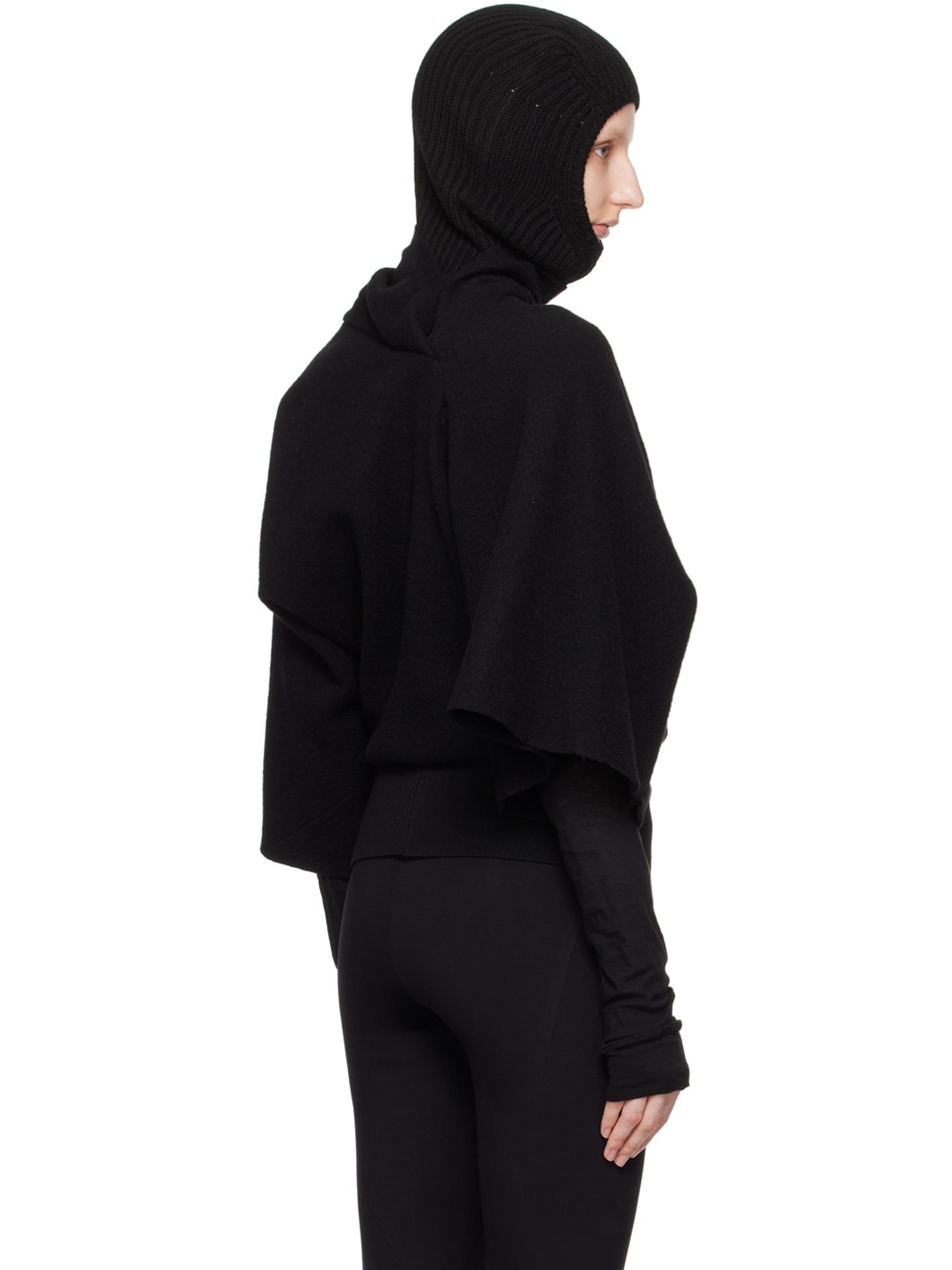 Black Porterville Cylinder Turtleneck - 3