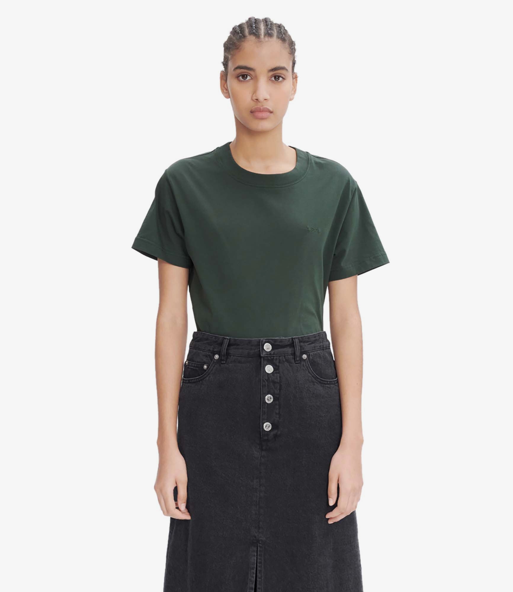 STANDARD A.P.C. BRODÉE T-SHIRT (W) - 2