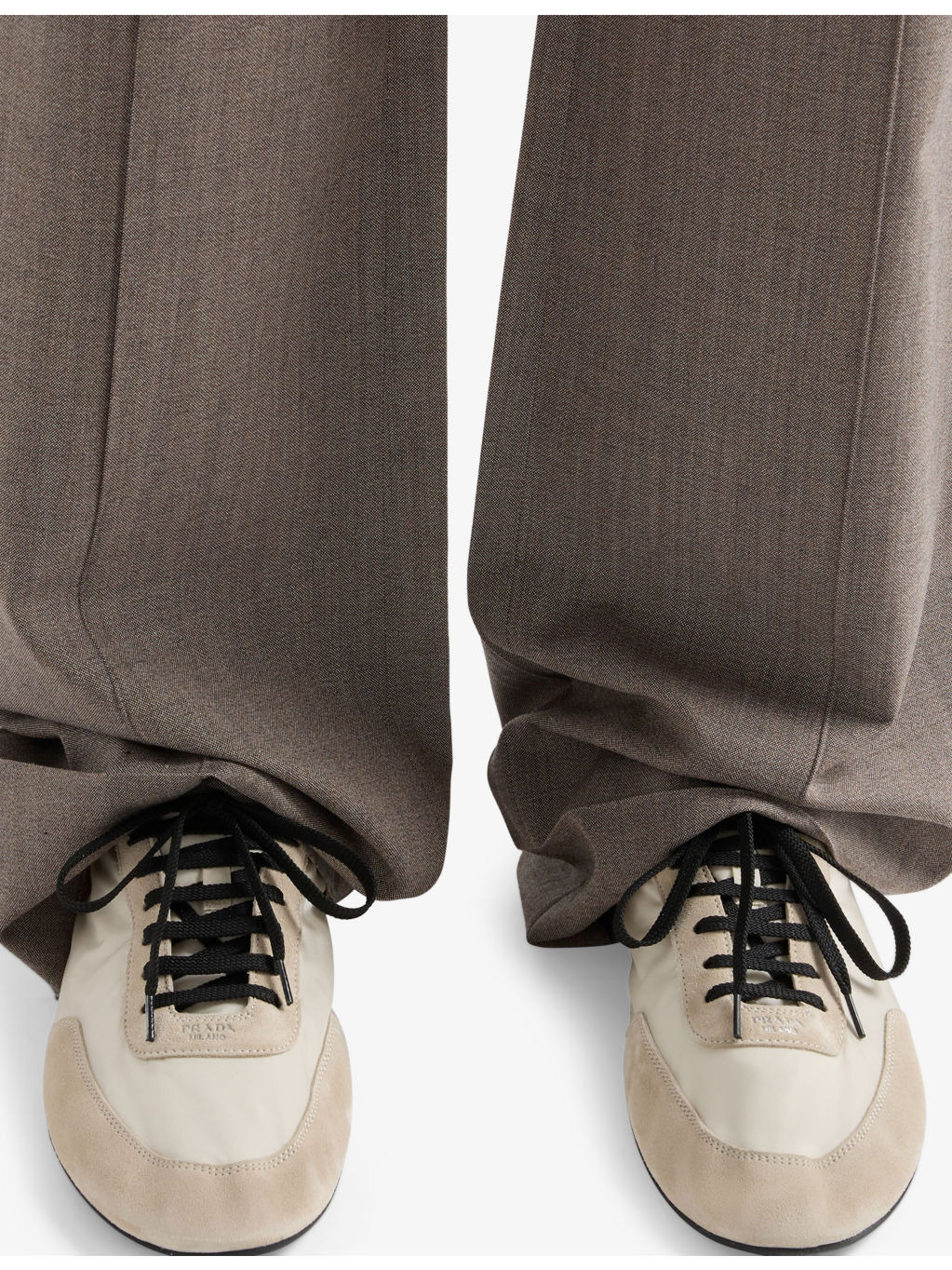 Collapse Re-Nylon and Suede Low-Top Trainers - 2