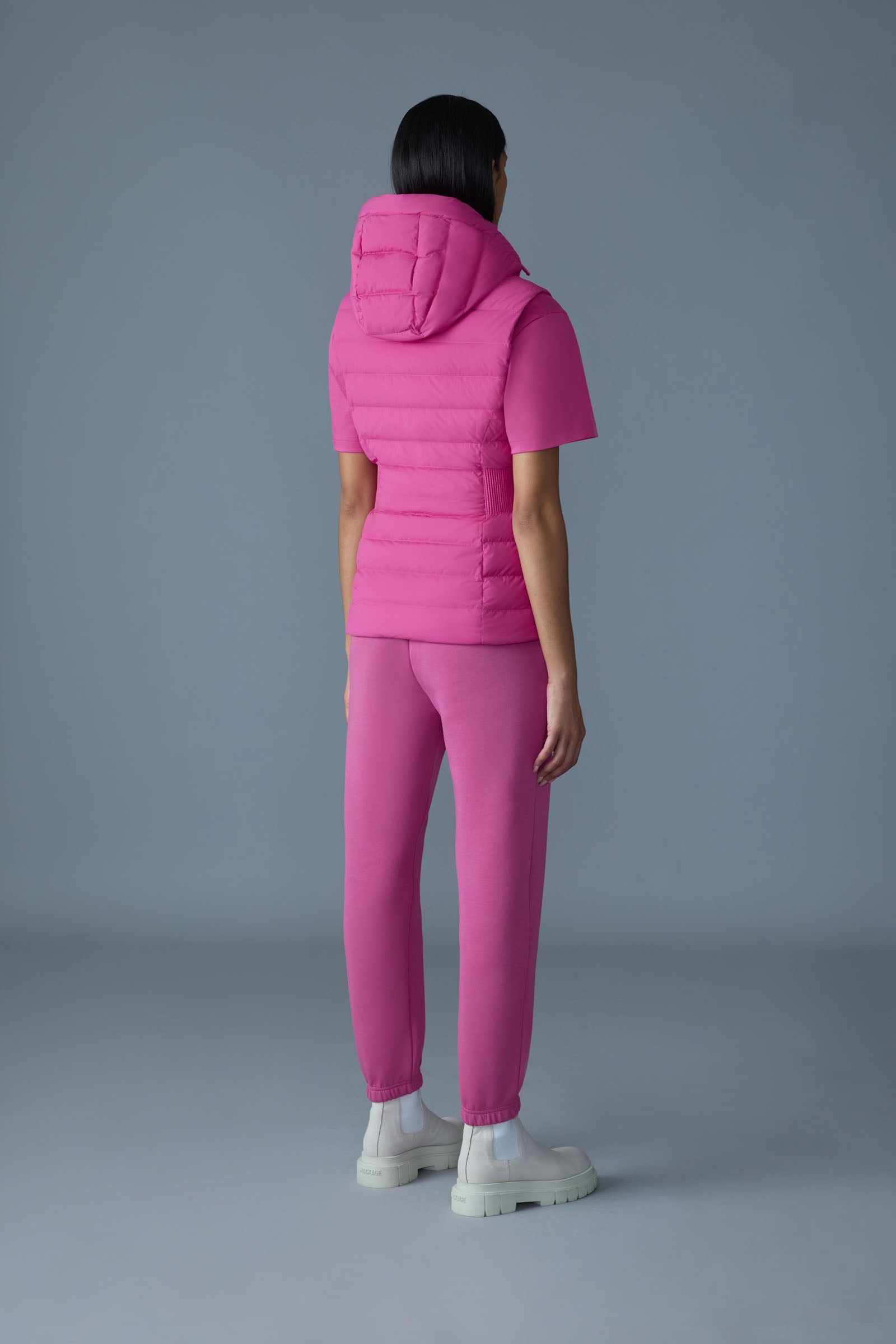 HOSHI Light down hooded vest - 4