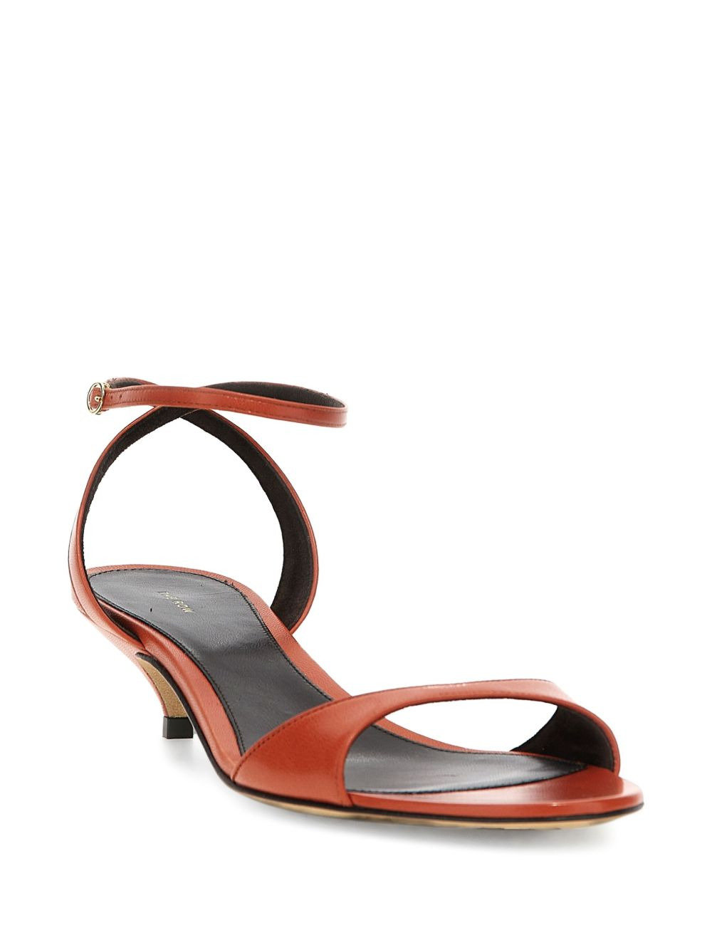 kitten-heel leather sandals - 2