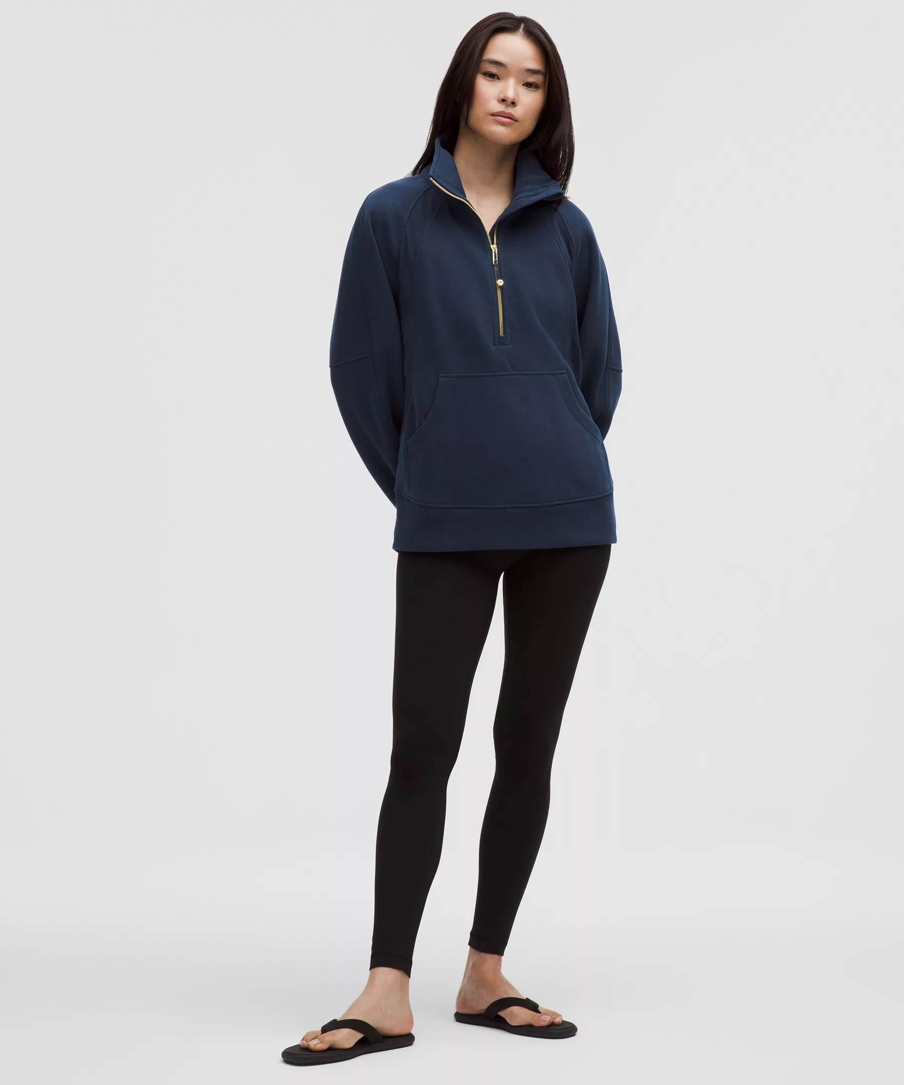 Scuba Oversized Funnel-Neck Half Zip *Long - 2