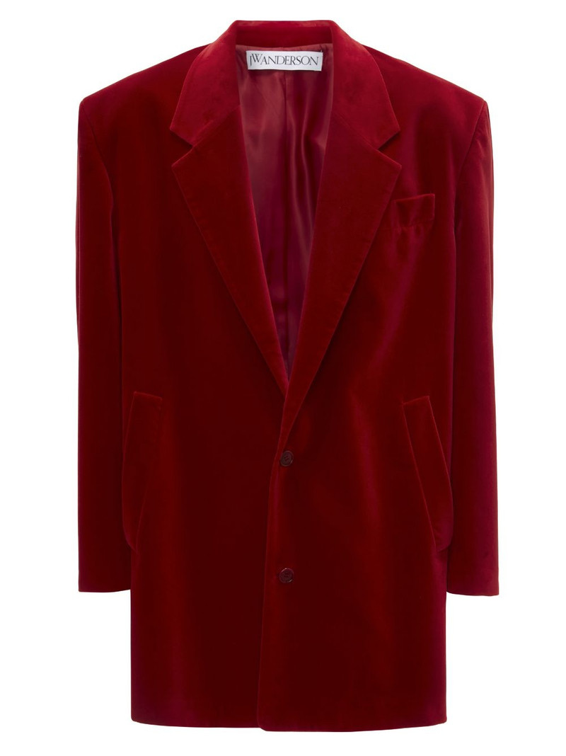 OVERSIZED VELVET BLAZER 1