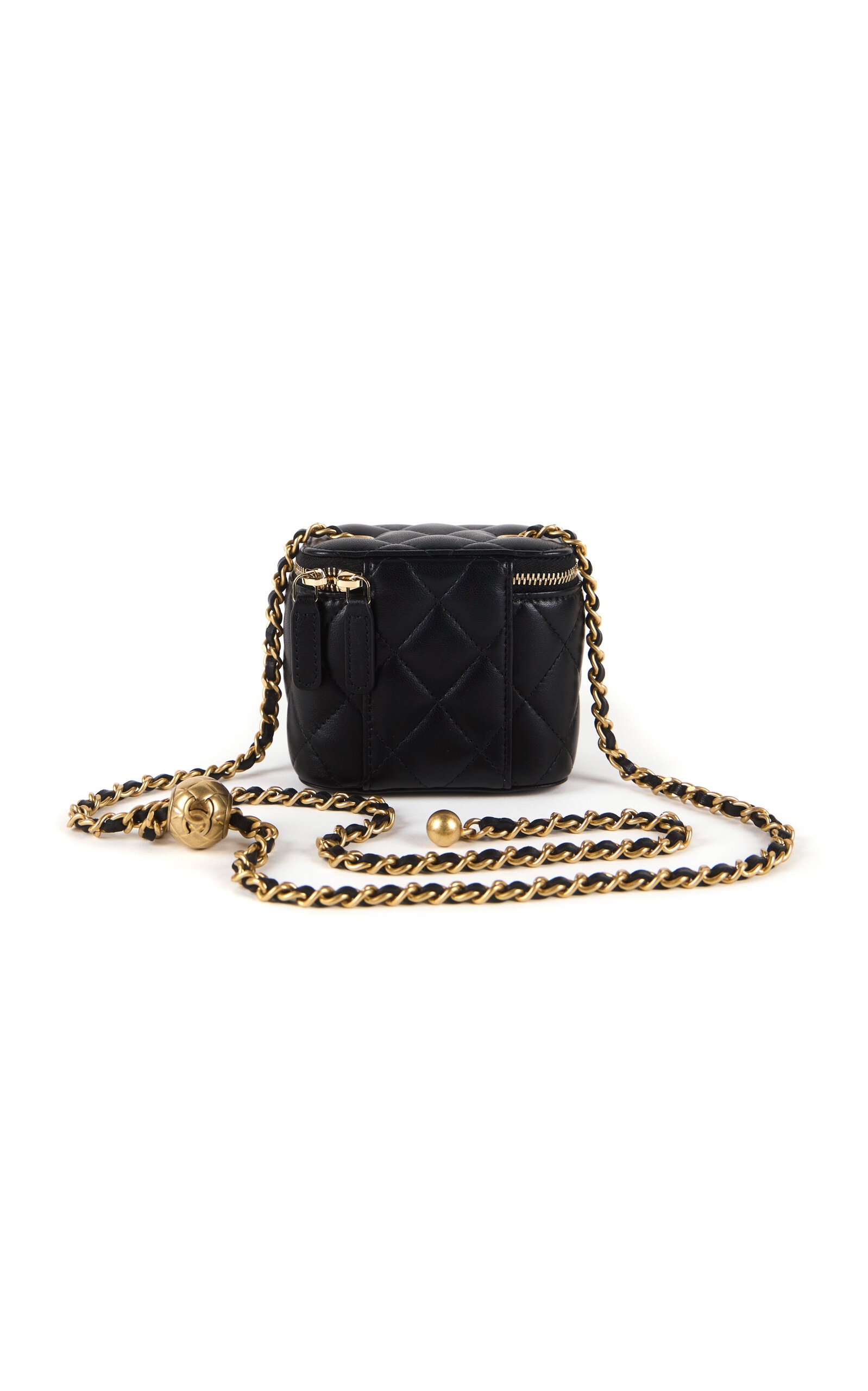 Pristine Pearl Crush Mini Vanity Crossbody Bag black - 2