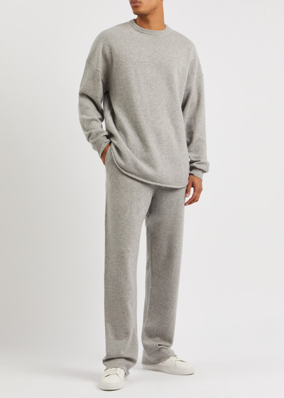 extreme cashmere N°320 Rush cashmere-blend sweatpants outlook