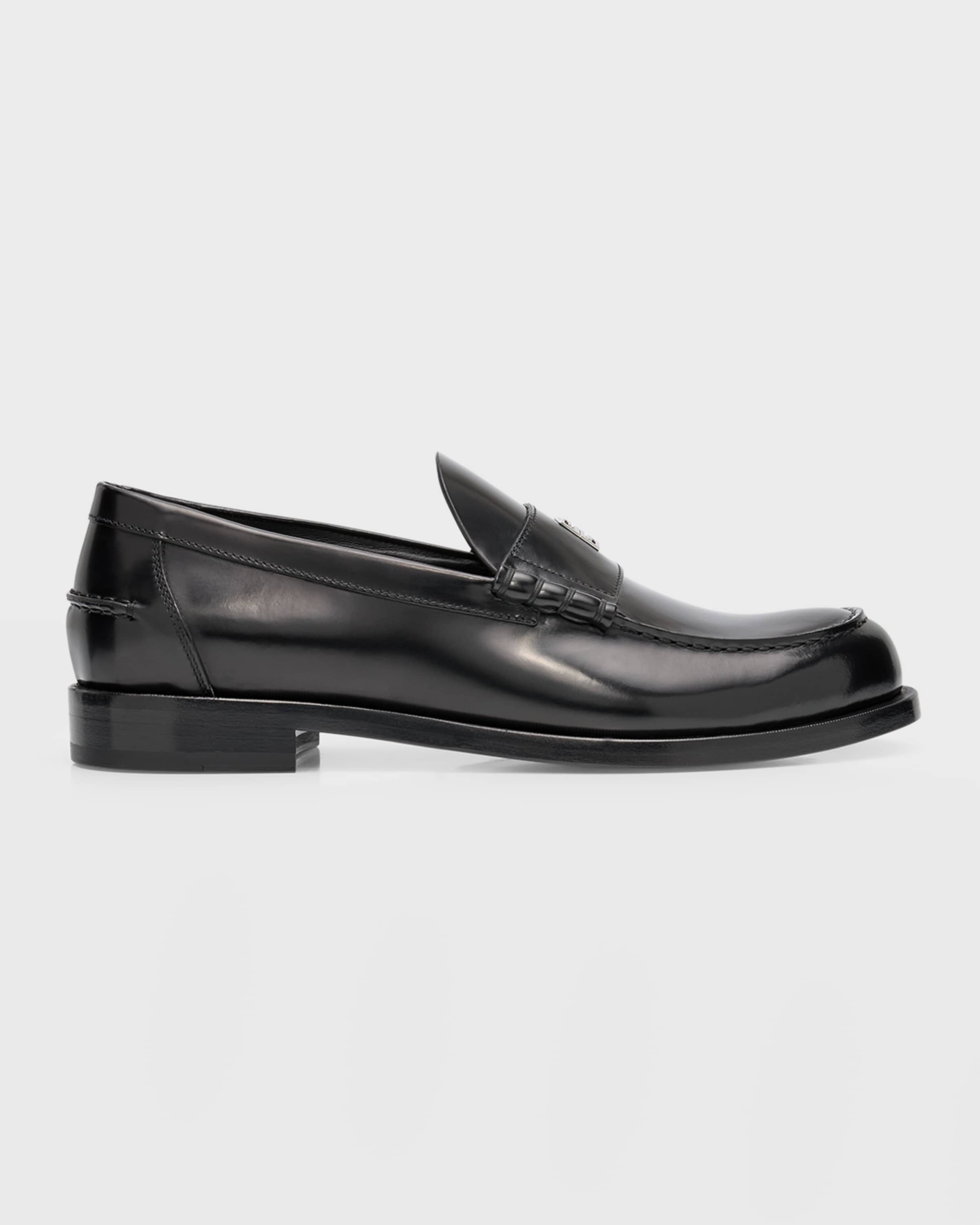 Men's Mr G Brushed Leather Penny Loafers - 1