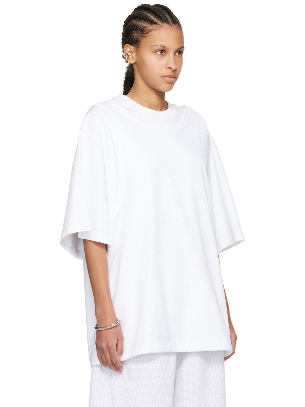 White Double T-Shirt - 2