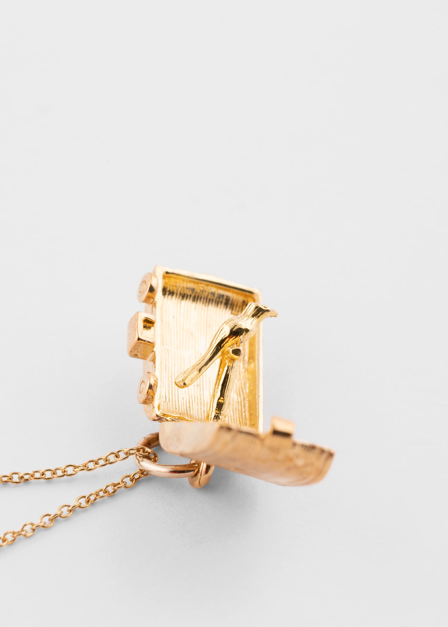 Gold Vintage 'Camera' Necklace - 6