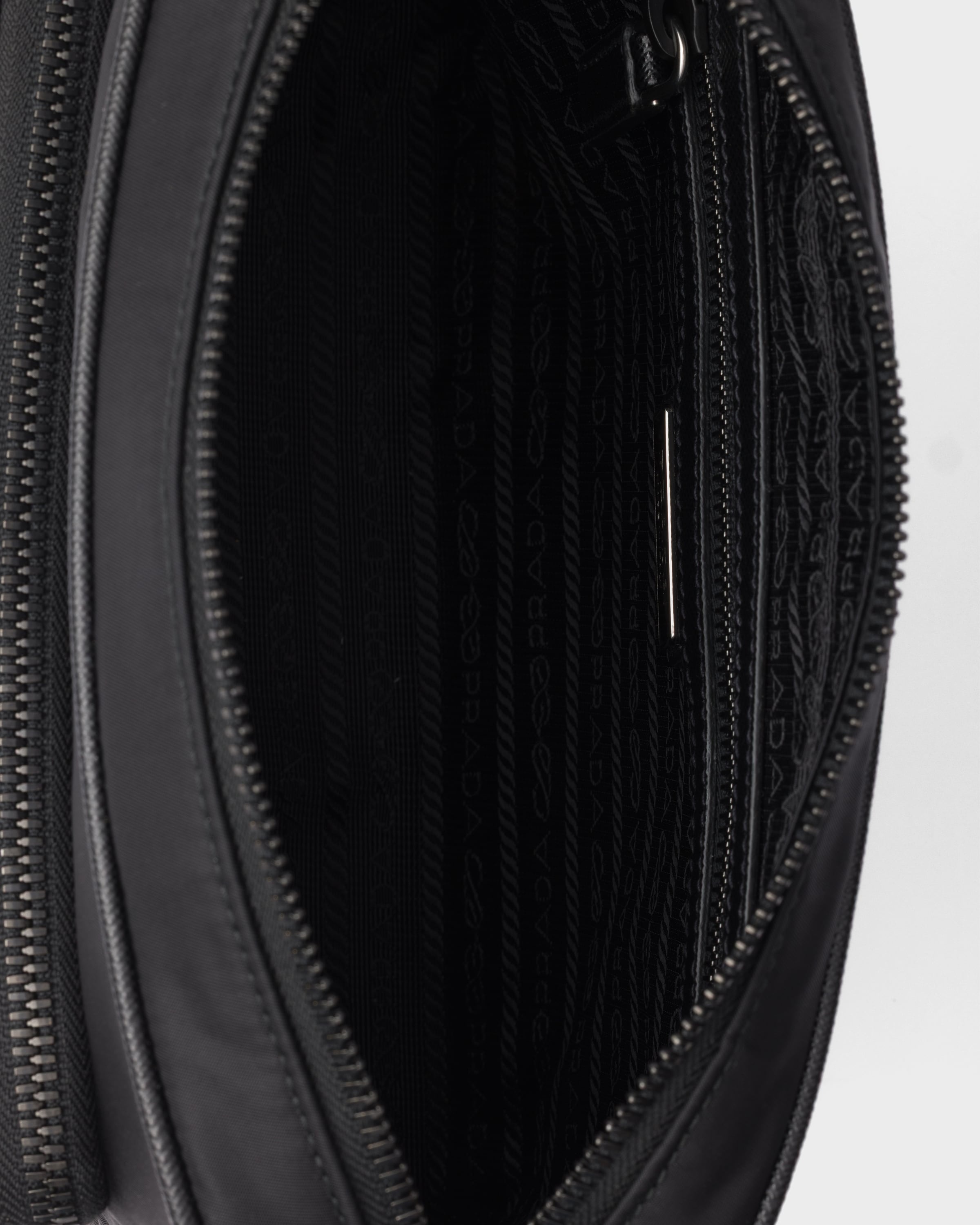 Small Re-Nylon and Saffiano leather shoulder bag - 5