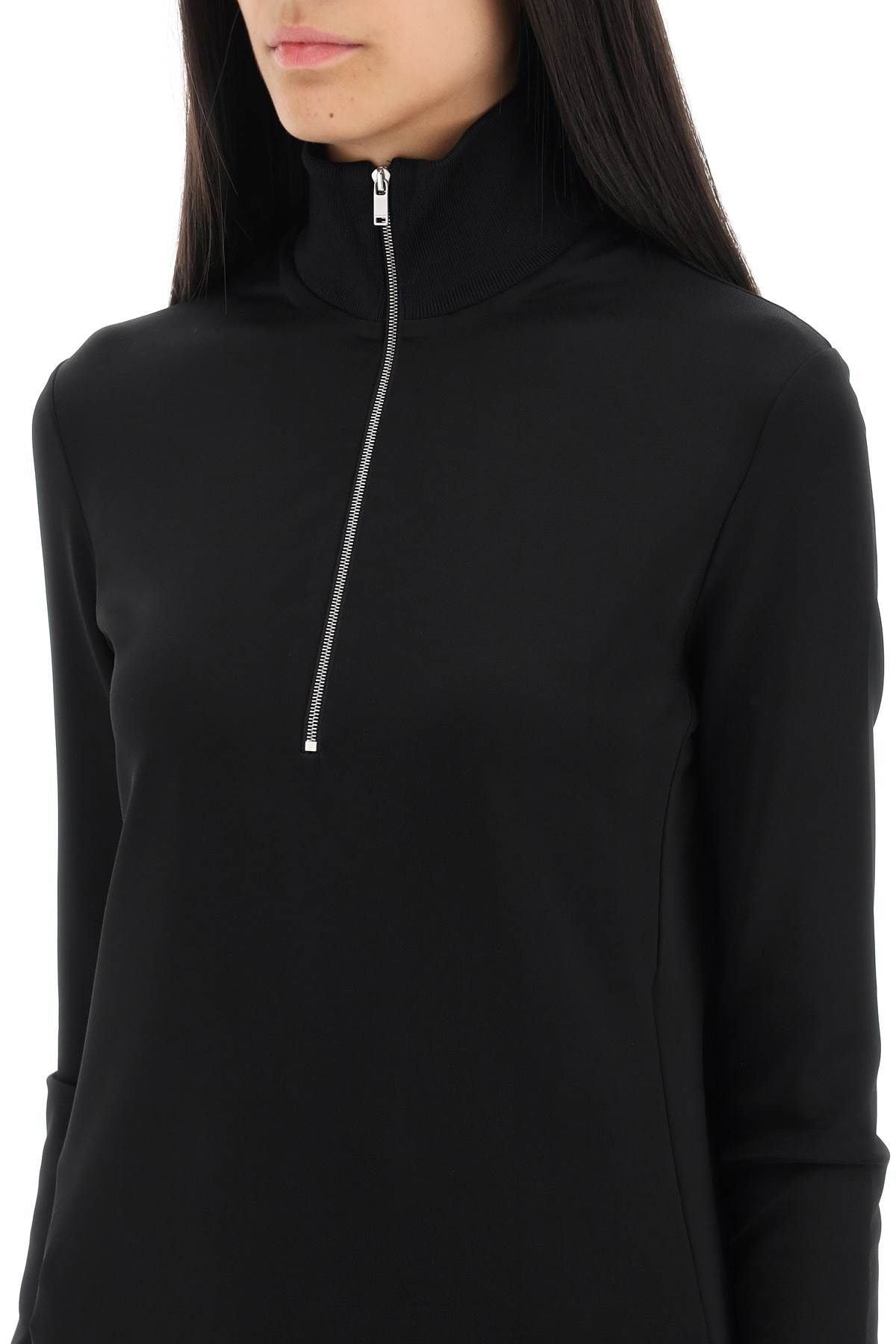 FUNNEL-NECK LONG TOP - 10