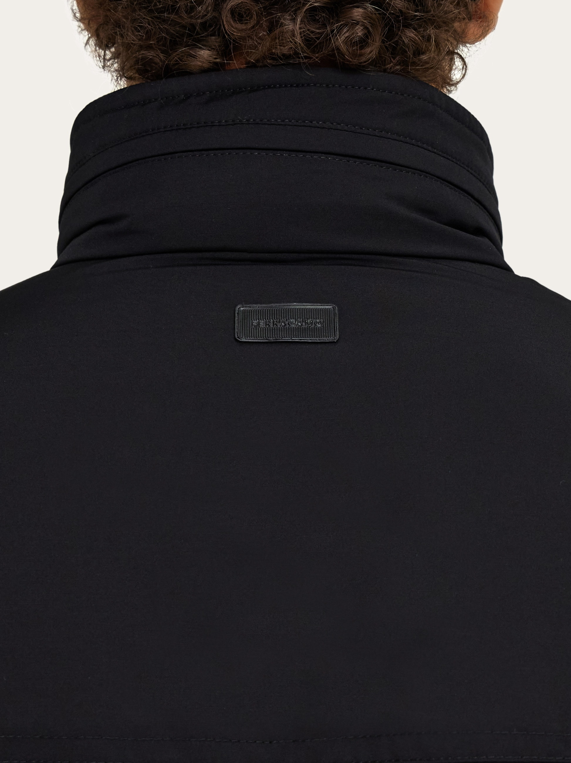 Technical faille caban overcoat - 7
