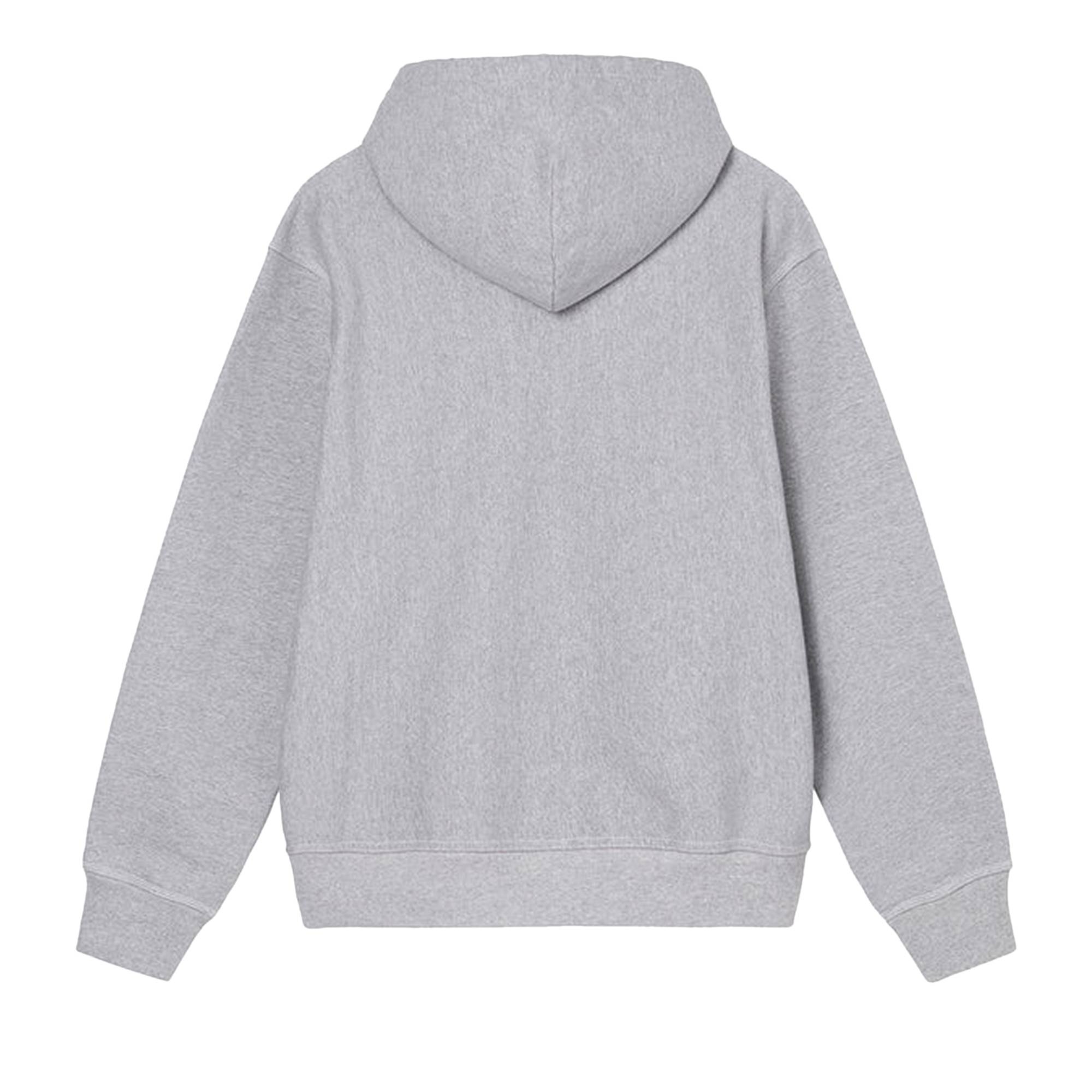 Stussy Contrast Stitch Label Hood 'Grey Heather' - 2